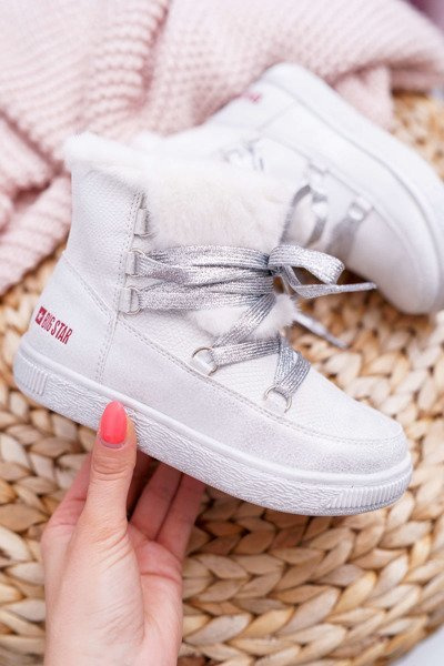 Big Star White EE374079 Дитячі пінетки для дівчинки білі EE374079