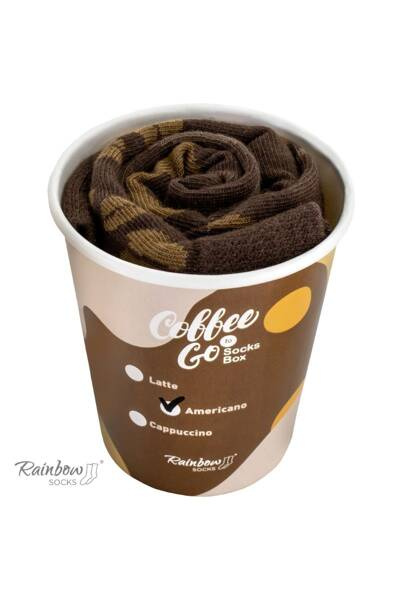 Шкарпетки Rainbow Coffee-Espresso 1 пара