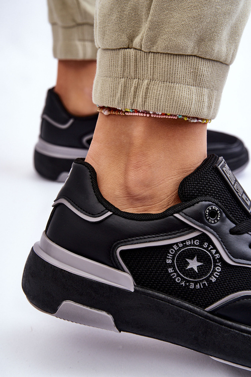 Жіноче спортивне взуття Big Star LL274443 чорно-сірий