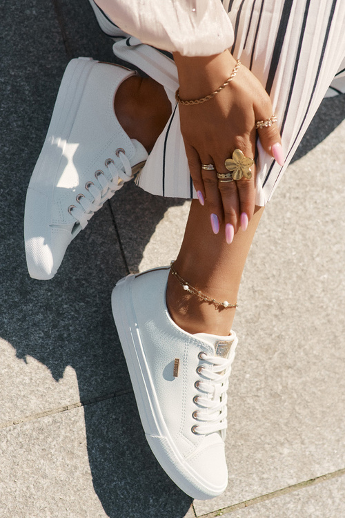 Жіночі Кросівки З Еко Шкіри Big Star RR274748 Білі