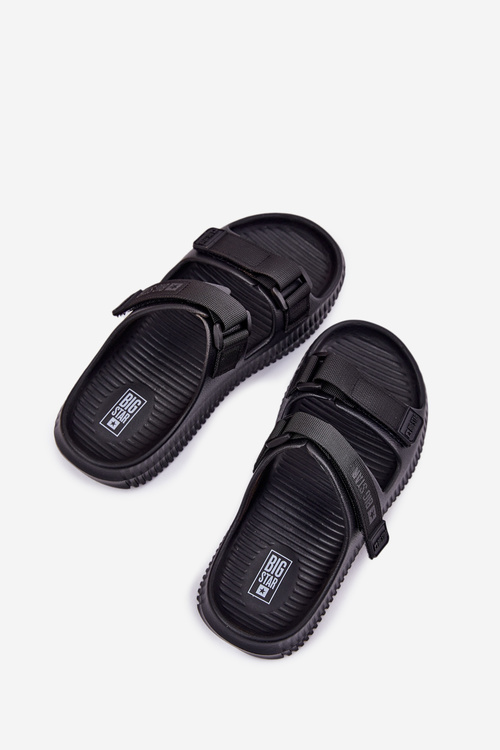 Жіночі Пінні Сандалі З Липучками Big Star RR274A527 Чорні