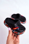 Дитяче взуття Слайди Crocs Black Road Racing