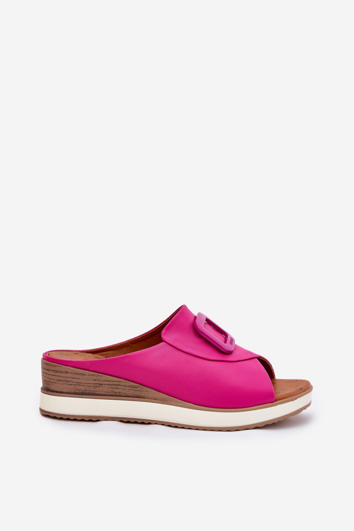 Жіночі Шкіряні Сандалі На Платформі Фуксія Artiker 56C2147
