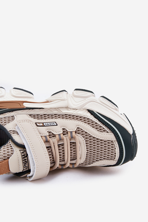 Кросівки Спортивне Взуття Для Дітей На Липучках Бежеві Ronivelle