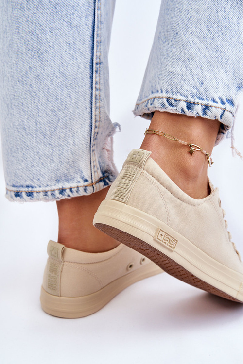 Жіночі низькі кросівки Big Star LL274061 бежевого кольору