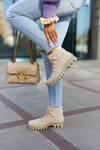 Замшеві чоботи Trapper Tiered Light beige Dalles