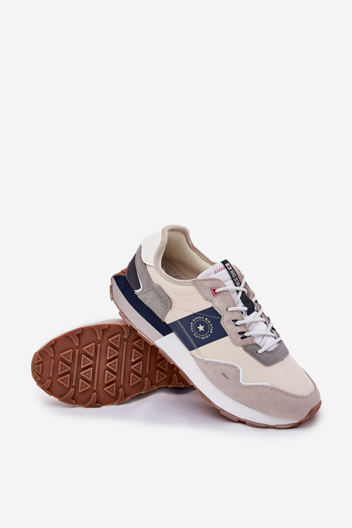 Замшеві Чоловічі Кросівки На Платформі Big Star RR174471 Hi-Poly System Сірі