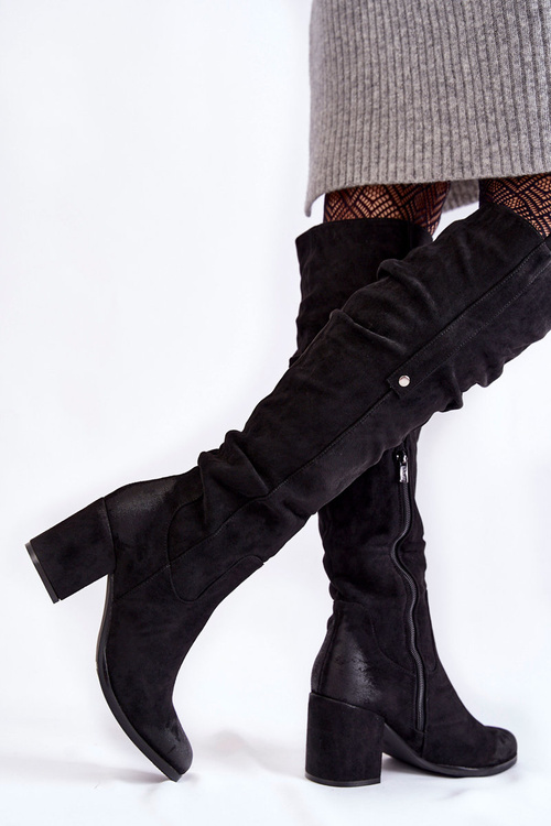 Замшеві чоботи La.Fi 270065B-SU Чорні