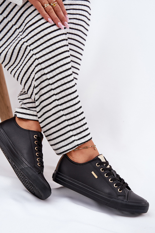 Жіночі Кросівки З Еко Шкіри Big Star RR274749 Чорні