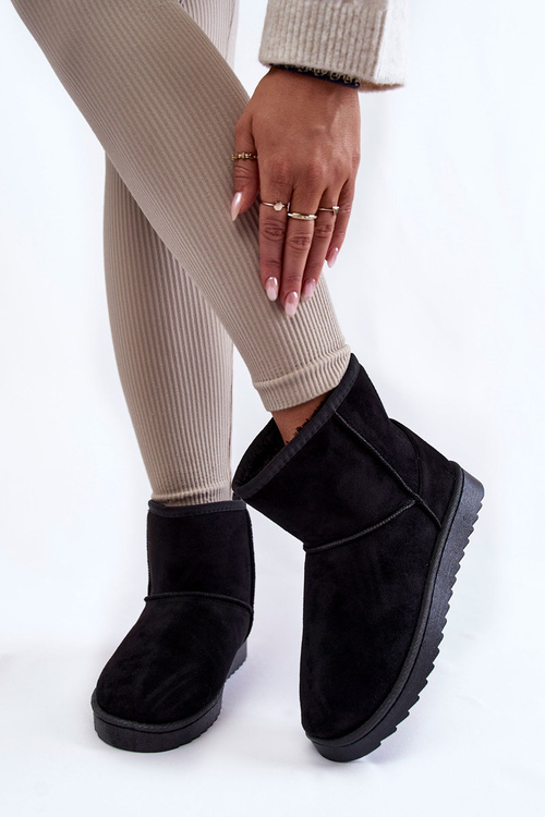 Жіночі теплі зимові черевики Black Virgina