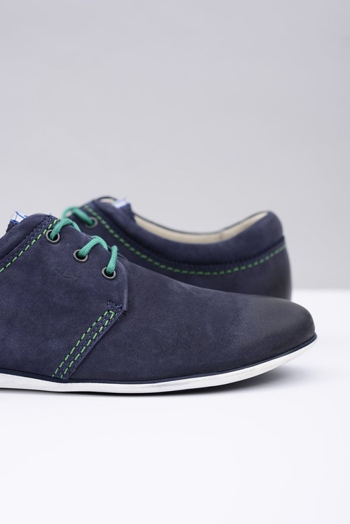 Темно-сині чоловічі шкіряні напівчоботи Dimonde