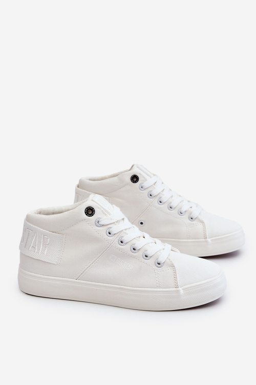 Жіночі класичні високі кросівки Big Star LL274002 Білі