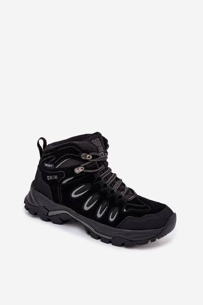 Чоловіче шкіряне туристичне взуття Big Star OO17433 HI-POLY SYSTEM Чорне