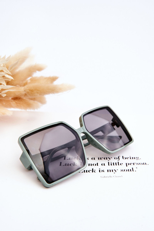 Квадратні сонцезахисні окуляри M2376 Зелені