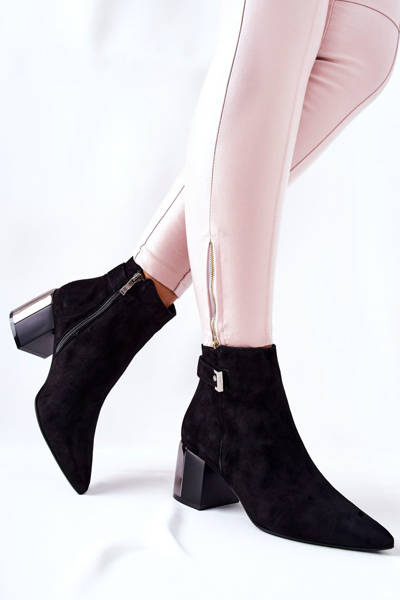 Шкіряні черевики Laura Messi Black 2354