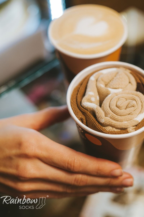 Шкарпетки Rainbow Caffe Latte 1 пара