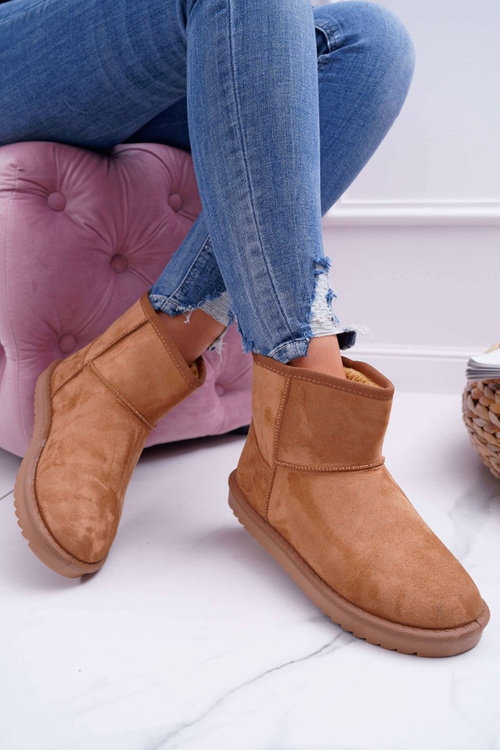 Жіночі зимові черевики утеплені Camel Puffen