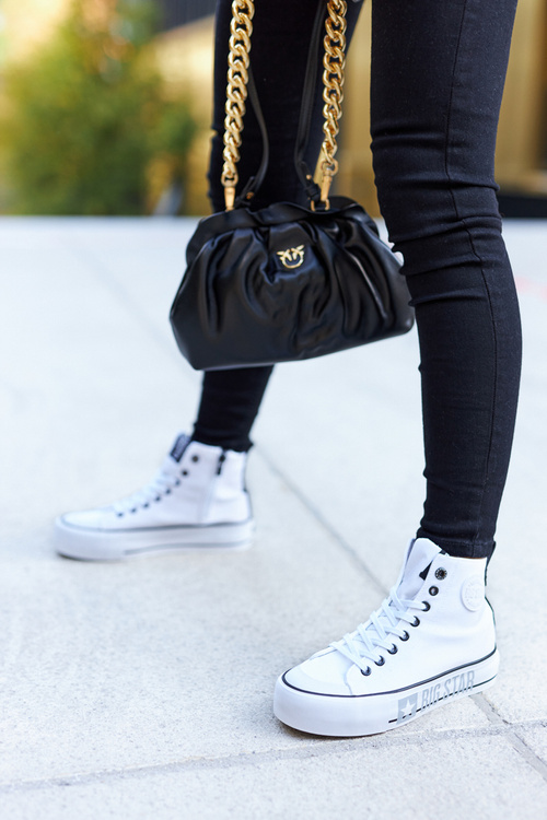 Високі кросівки на платформі Big Star II274014 Білі