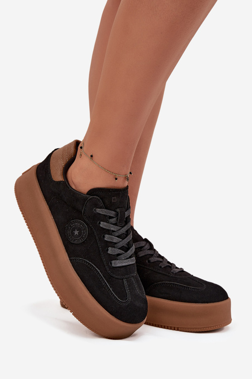 Взуття жіноче на платформі Big Star SS274761 Чорне