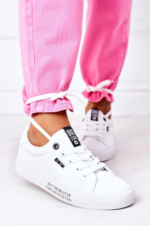 Жіночі шкіряні тенісні туфлі BIG STAR EE274316 Білі