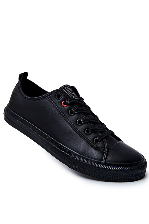 Чоловічі шкіряні кросівки BIG STAR JJ174005 Чорні