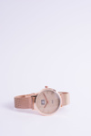 Жіночий годинник Michael John Elis Pink Gold / Gold Dial