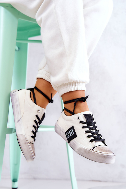 Жіночі кросівки BIG STAR JJ274350 Біло-чорні