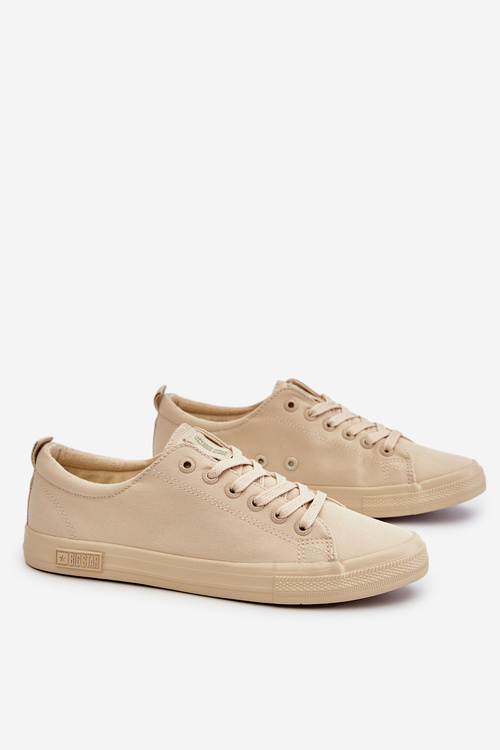 Жіночі низькі кросівки Big Star LL274061 бежевого кольору