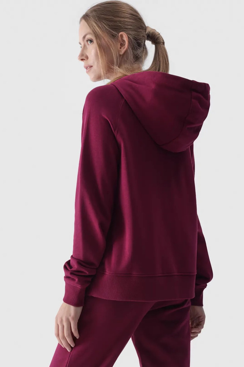 Жіноча толстовка без блискавки фіолетова 4F 4FWMM00TSWSF1468-51S