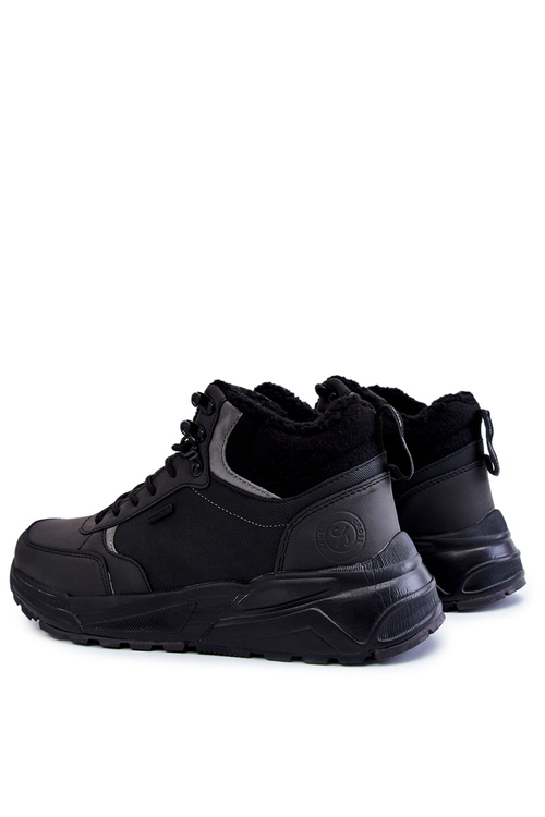 Чоловічі теплі трекінгові кросівки Cross Jeans KK1R4031C чорні