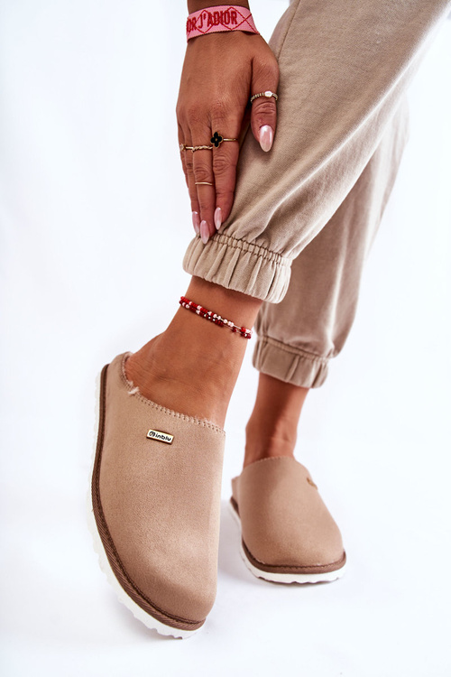 Домашні теплі тапочки Inblu CS-34-011 Beige