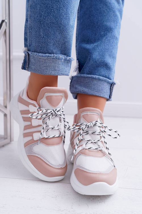 Спортивні жіночі туфлі на товстій підошві Nude Fippo