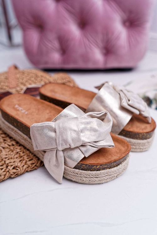 Жіночі шльопанці Vices Gold 6275