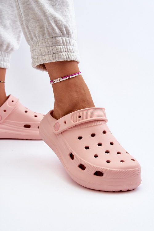 Жіночі поролонові шльопанці рожеві Ilariana