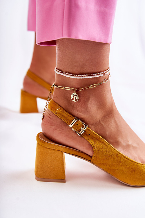 Замшеві туфлі Spitz Yellow Ashley