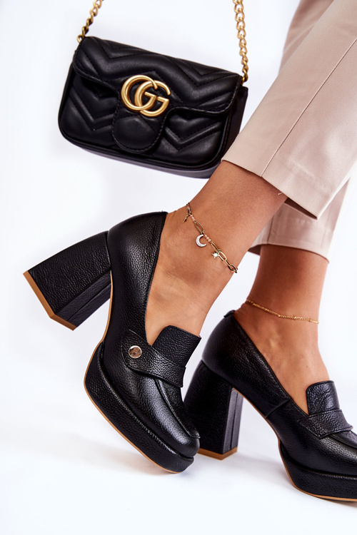 Шкіряні туфлі Lewski Shoes 3195/2 Чорні