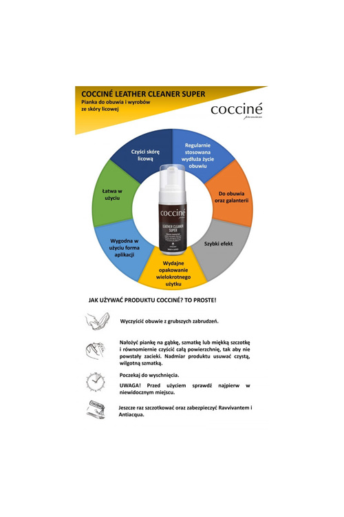 Піна для чищення шкіри Coccine Veneer