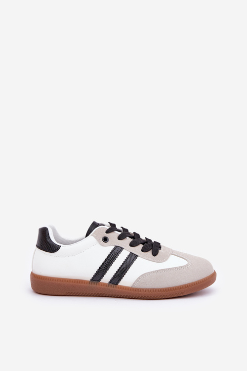 Низькі Кросівки Жіночі Чорно-Білі Loredis