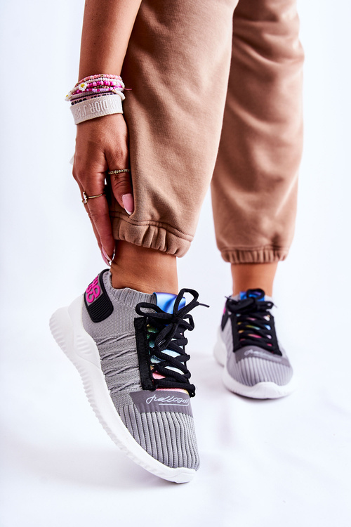 Жіноче спортивне взуття сліпони сірі Klayra