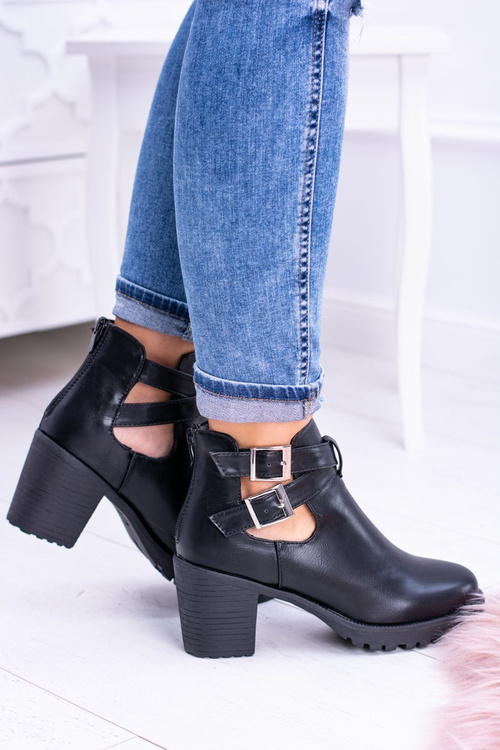 Чорні черевики Brooklyn з вирізом