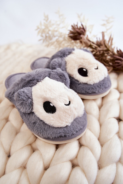 Дитячі хутряні сліпони Grey Alize