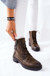 Жіночі ботфорти Workers Brown Goorey