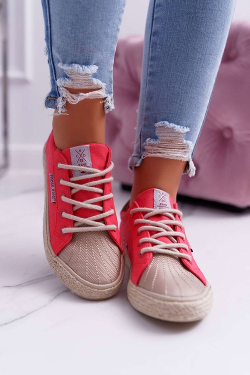 Кросівки жіночі Cross Jeans рожеві DD2R4096