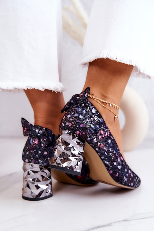 Шкіряні туфлі Maciejka 05334-15 Темно-сині