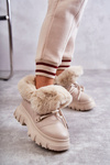Теплі черевики Trappers Beige Charles 
