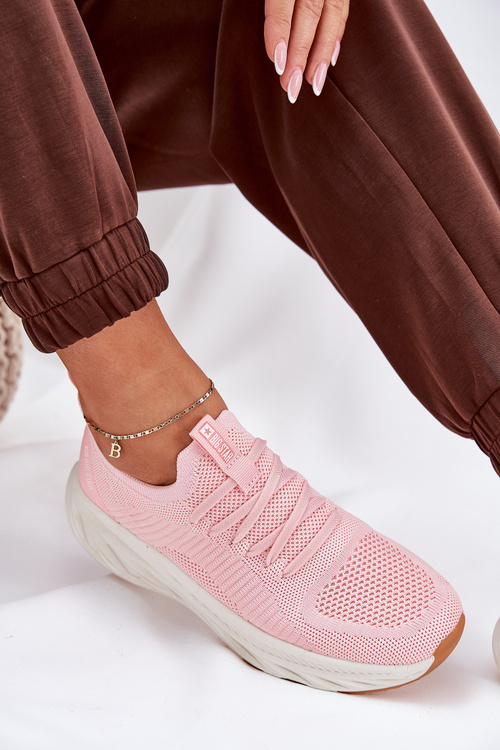 Зручне Жіноче Спортивне Взуття Big Star RR274A131 HI-POLY SYSTEM Рожеве