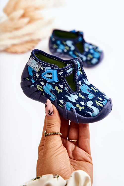 Взуття Тапочки Befado Dinosaurs 110P448 Темно-синій