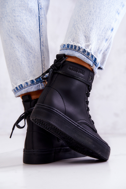 Жіночі високі кросівки BIG STAR II274096 Чорні