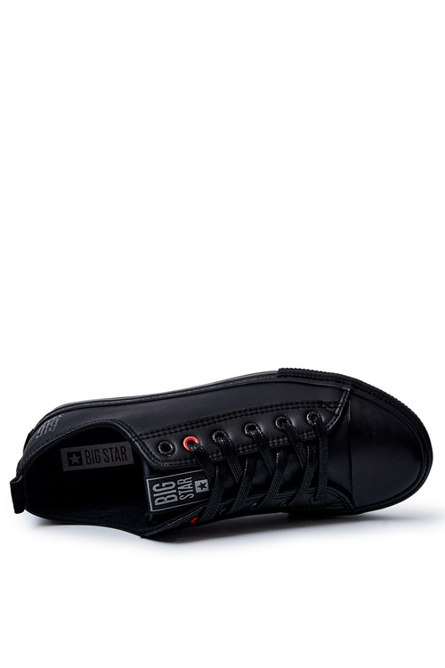 Чоловічі шкіряні кросівки BIG STAR JJ174005 Чорні