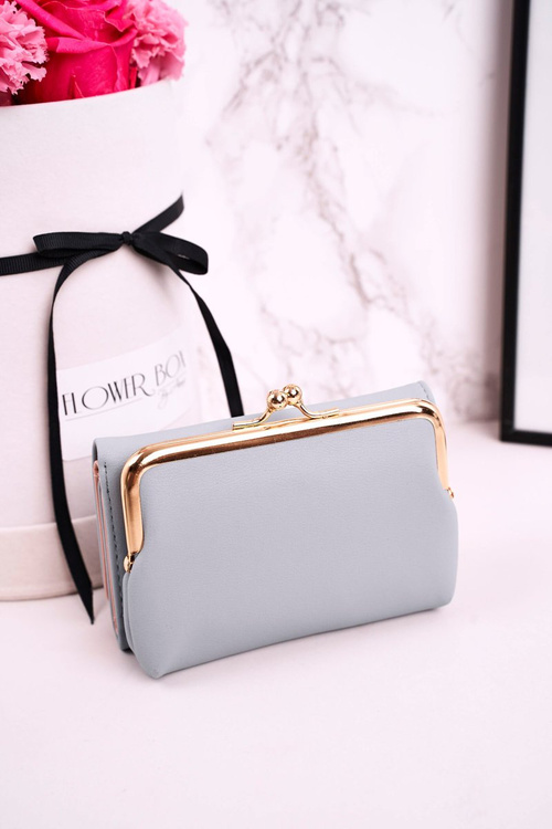 Середній жіночий гаманець на гачку MILANO синій